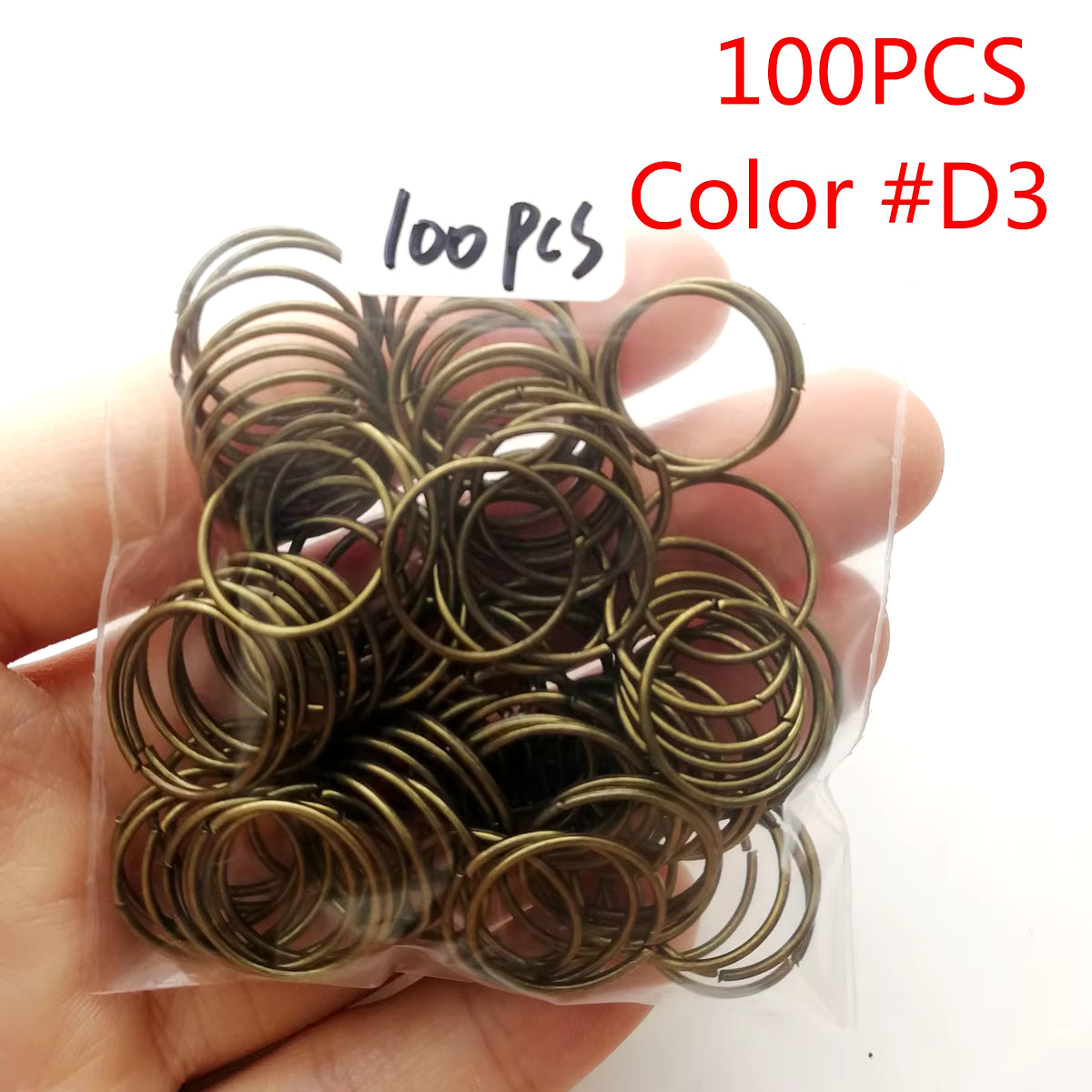 Set of 5 Golden and Silver Viking Spiral Hair Tubes for Dreadlocks and Braids - Jewelry Accessories for Women