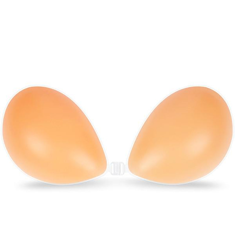 Niidor Adhesive Bra Silicone Bra Strapless Sticky Invisible Bra Sticky Inserts Push Sticky Cover for Backless Dress,Party, Dinner Party, Gathering, Travel, Valentine'S Day White Springtok Outdoorfun